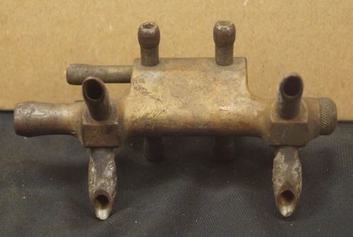 Antique Early Brass Farm Cow Milker Part Livestock Callle Dairy