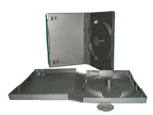 50  27MM 12 TWELVE DISC BLACK DVD CASE BOX ONE HUB YZY1