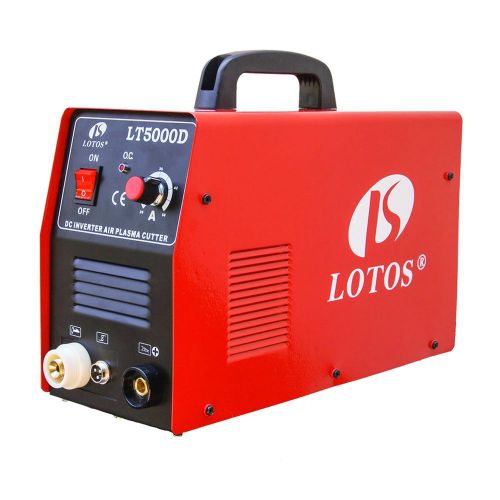 Lotos LT5000D Plasma Cutter 50Amps Dual Voltage Compact Metal Cutter 110/220V...