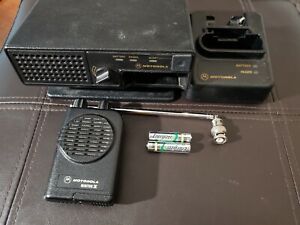 Motorola Minitor 4 IV VHF with Amplified, Regular Charger &amp; Batteries