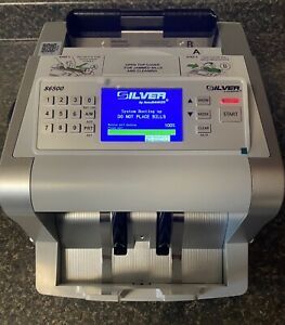 SILVER by AccuBANKER S6500 Quick Mixed Bill Counter With Counterfeit Detection