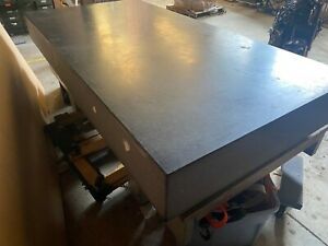 Starrett Surface Plate 48 x 96 x 10 granite black only used for clay modeling
