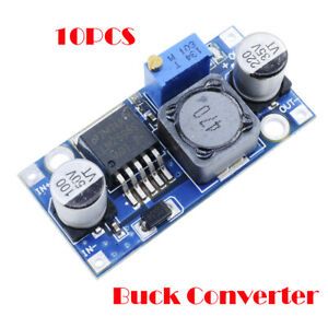 10Pcs Output 1.23-30V LM2596 DC-DC Buck Converter Step Down Module Power Supply