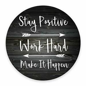 Gaming Mouse Pad Custom, Stay Positive Work Hard and Make It Happen SS-06