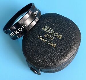 NIKON 20D CLEAR COAT ASPHERIC LENS OPHTHALMOSCOPY~HARD TO FIND