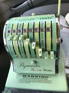 Vintage Paymaster Ribbon Writer Series 8000