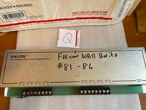 GE Interlogix Kalatel KTP-24-8 8-Output 24VAC Indoor Power Supply Used