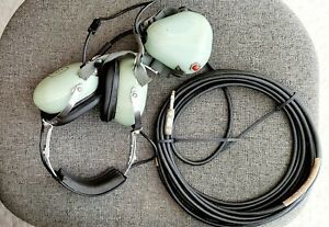 VINTAGE DAVID CLARK Model H3310 GROUND SUPPORT HEADSET  
