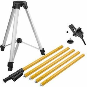 12 Ft./3.7M Professional Telescoping Pole with Tripod and 1/4-Inch by 20-Inch La