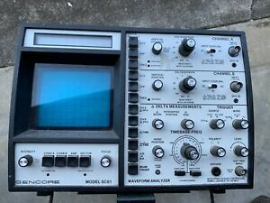 SENCORE WAVEFORM ANALYZER SC61 60MHz Dual Trace oscilloscope - Tested Working