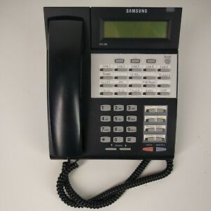 Samsung iDCS 28D Digital Telephone Black with Handset and Cord Working