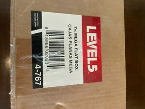 Level5, Flat Box 7&#034;, New Condition, color red, never used.
