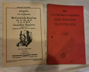 McCormick-deering Gas Engine Handbooks