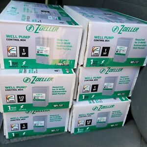 NEW Zoeller Well Pump Control Box 1HP  1/2 Hp LOT  retail 450.00