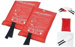 Fire Blanket Fiberglass Fire Emergency Blanket Suppression 39.3X 39.3 inch