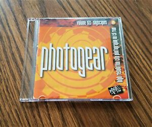 PHOTOGEAR CD (Vol. 6) SKYSCAPES * Mac or PC * High Res Images ~ GREAT CONDITION!