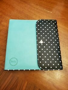 Becky Higgins Turquoise Black White Polka Dot Project Life planner - full &amp; new!