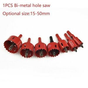 Bit Hole Saw Hole Metal Plastic Saw Wood 15Mm-50Mm Bi Metal High Quality