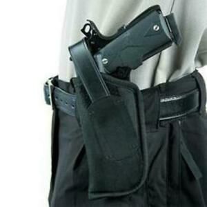 Blackhawk Hip Holster, Thumb Break LH Size 2 Black Nylon 40HT02BKL - Made in USA