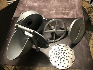#12 shredder attachment with slicer attachment and blade