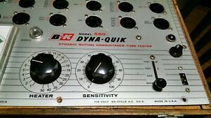 Tube Tester #3 B&amp;K Model 550 Dyna-Quik Dynamic Mutual Conductance Tube Tester