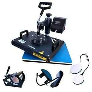 Heat Press 12x15 Inch Combo 5 in 1 Heat Press Machine for T-Shirt Mug Hat