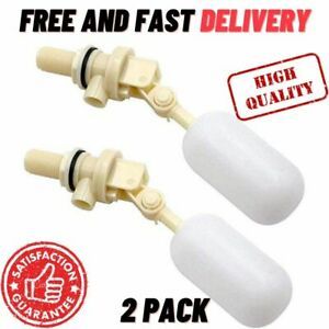 2 Pack Float Valve Stable Water Float Valve Shut Off 1/2&#034; Stainless Steel, USA
