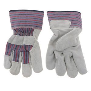 One PCS Welding Welders Work Soft Cowhide Leather Plus Gloves