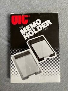 Vintage OIC One Memo Holder 4”x6” 