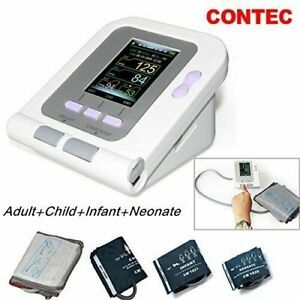 CONTEC08A Upper Arm LCD Digital Blood pressure Monitor with PC software 4 CUFFS