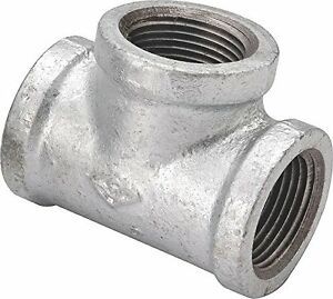 Galvanized Tee, 1 1/2&#034;