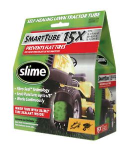 Slime 30014 Smart Tube Lawn Tractor Inner Tube 15 Rim x 6 W x 15 Dia. in. Wheel