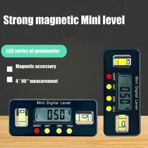 90° Digital Inclinometer Level Box Protractor Angle Finder Bevel Gauge A1I1
