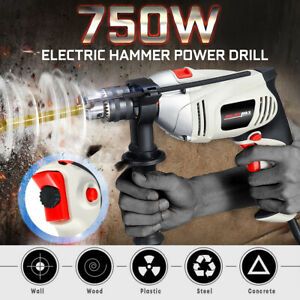 750W Electric Rotary Hammer Drill Variable Speed Heavy Duty Impac ,a C N
