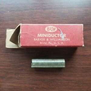 B&amp;W Miniductor 3004 vintage air core inductor, Used with Box - Barker Williamson