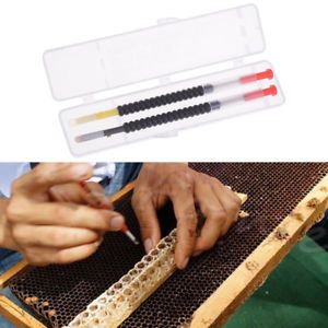 2Pcs Queen Bee Larvae Retractable Grafting Tool Beekeeping Rearing Supplies PAN