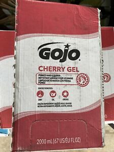 GOJO Cherry Gel Hand Cleaner - 4 2000ml Boxes