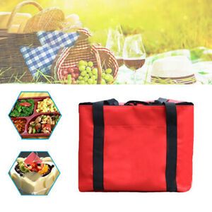 Fresh Food Storage Waterproof Portable Zipper Insulated Pizza Delivery Bag