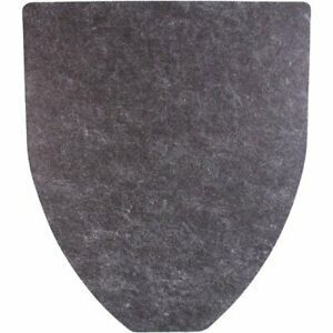 Genuine Joe Disposable Urinal Floor Mat, Charcoal Black, 6 Mats (GJO85160)