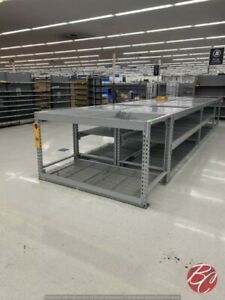 Heavy duty  racking shelving warehouse teardrop boltless shelving 12 sections
