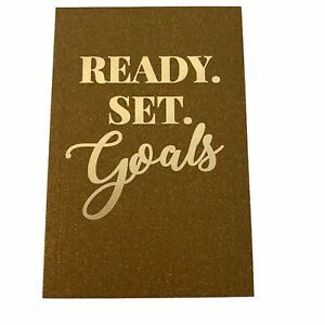 2022 Paperback Pocket Planner Weekly Calendar Organizer Gold Sparkly 4x6 Brown