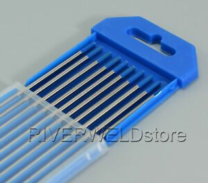 2 Percent Lanthanated Tungsten Electrode WL20 Sky Blue TIG Welding Torch 10pk