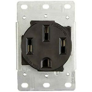 + 15% GF Replacement Socket 1 Pcs 14-50R 4 Prong 50 Amp Flush Mount Durable