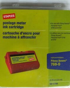 Staples New SIP-E700 Postage Meter Ink Cartridge replaces PB769-0