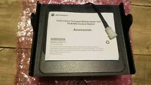 Motorola HLN7042A Mobile Radio Desktop Base Station Mounting Tray with Speaker
