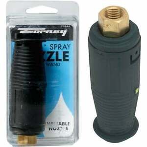 Forney 3200 psi Adjustable Turbo Pressure Washer Nozzle Pack of 6 75166  Pack of