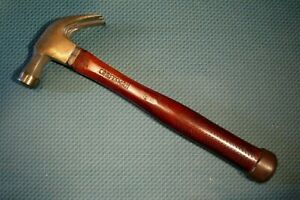 Vintage Craftsman Wood Handle 16 oz Claw Hammer Model 38045 Made USA Smooth Face