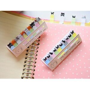 Lovely Cats Sit Rows Notes Memo Pad Notebook Stationery