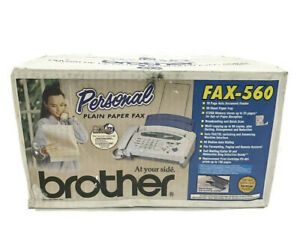 Brother Personal FAX-560 Plain Paper Fax Copier Phone Machine NEW OPEN BOX