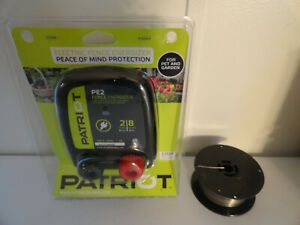 Patriot PE2 Electric Fence Energizer + 250 Feet .17 Guage Wire